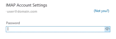 If Outlook Figures Out Your Settings, Enter Your Password When Prompted