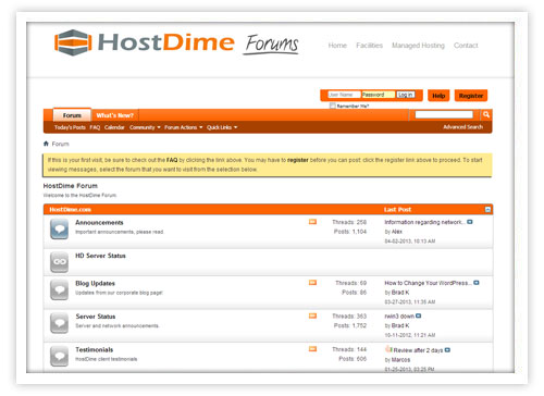 It’s Closing Time for HostDime Forums