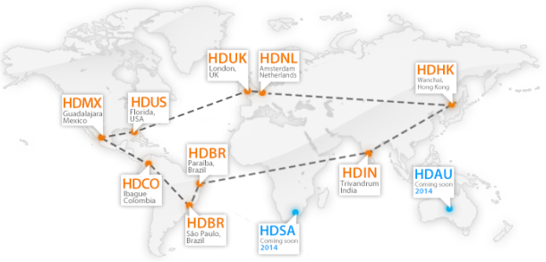 HostDime: Coming to a Country Near You