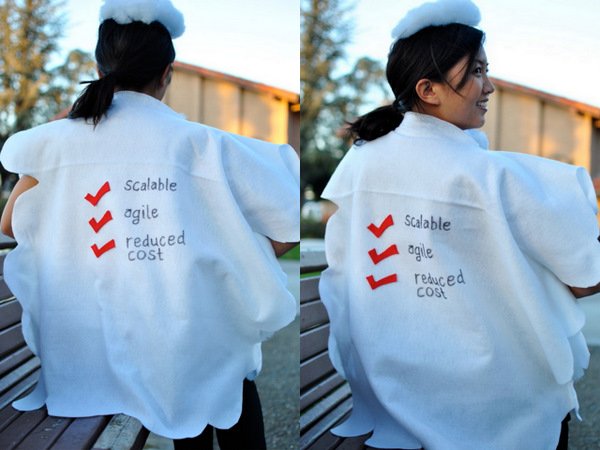 cloud computing halloween costume