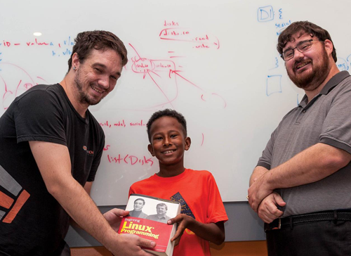 11 Year Old Future Software Engineer Visits HostDime