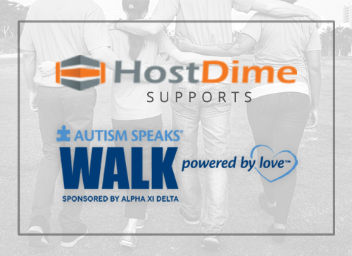 HostDime Staff Raises $1300 for Autism Speaks