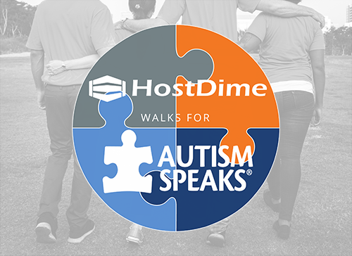HostDime Staff Raises $1100 for Autism Speaks!