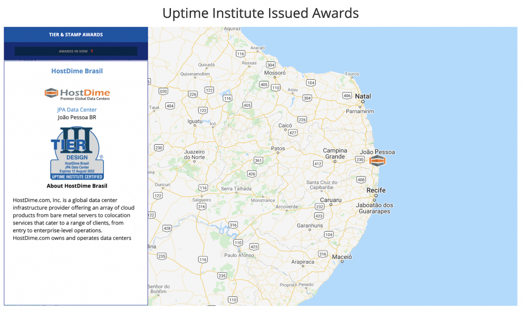 brazil datacenter uptime