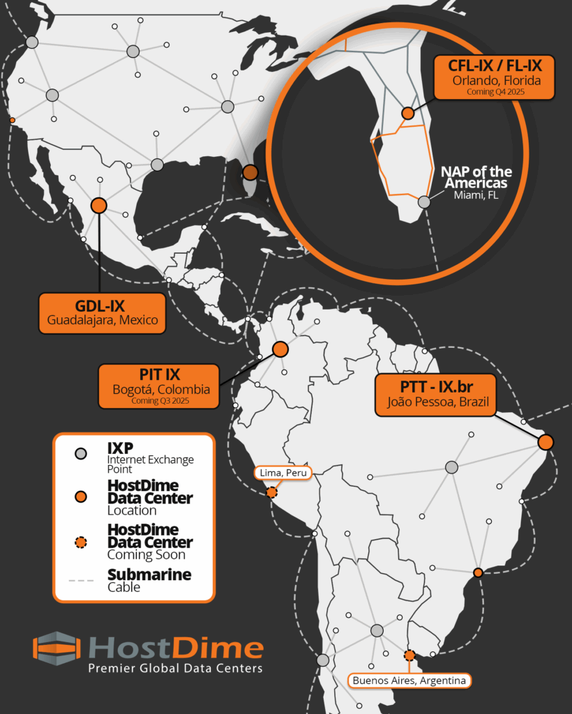 interconnection ixp map