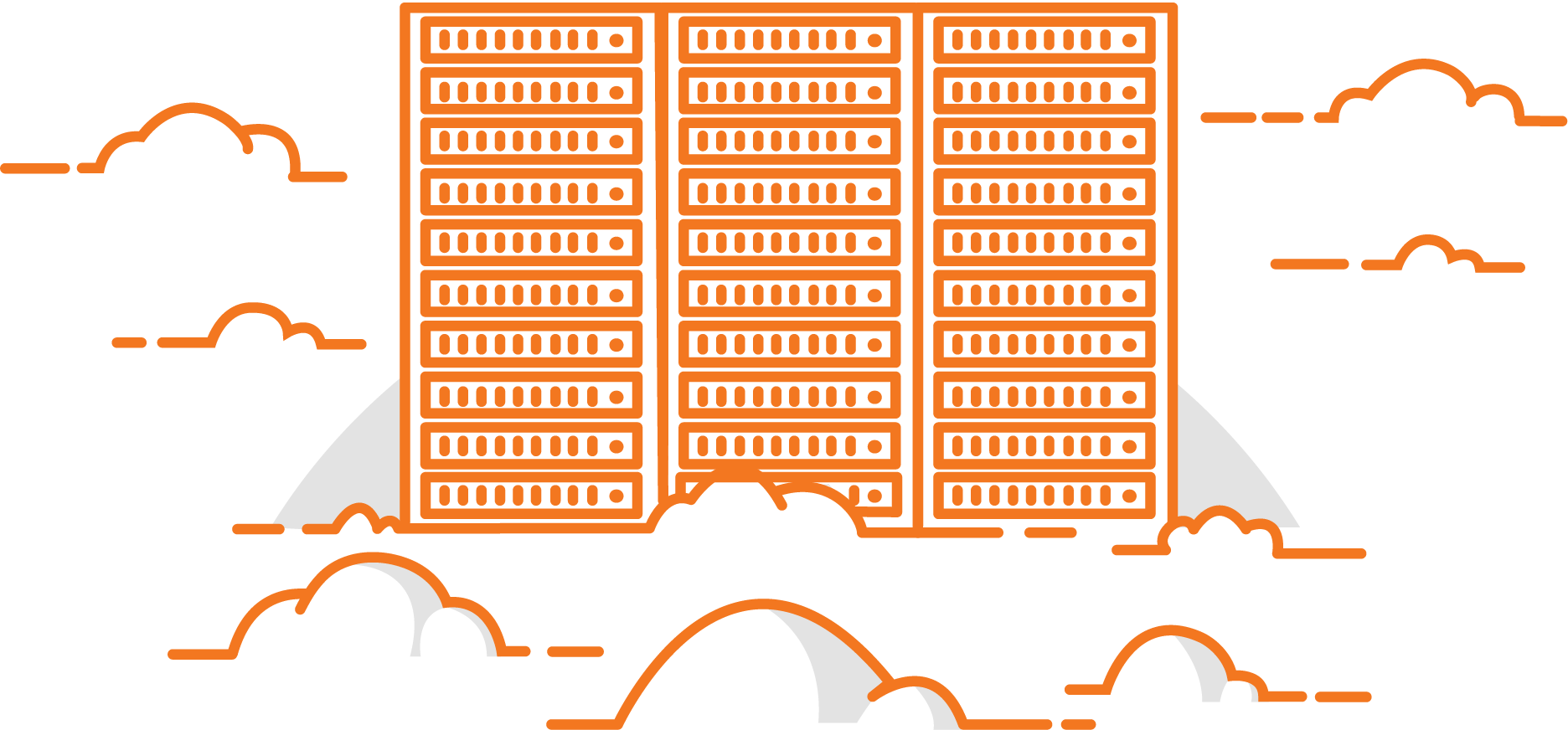 HostDime Cloud Servers graphic