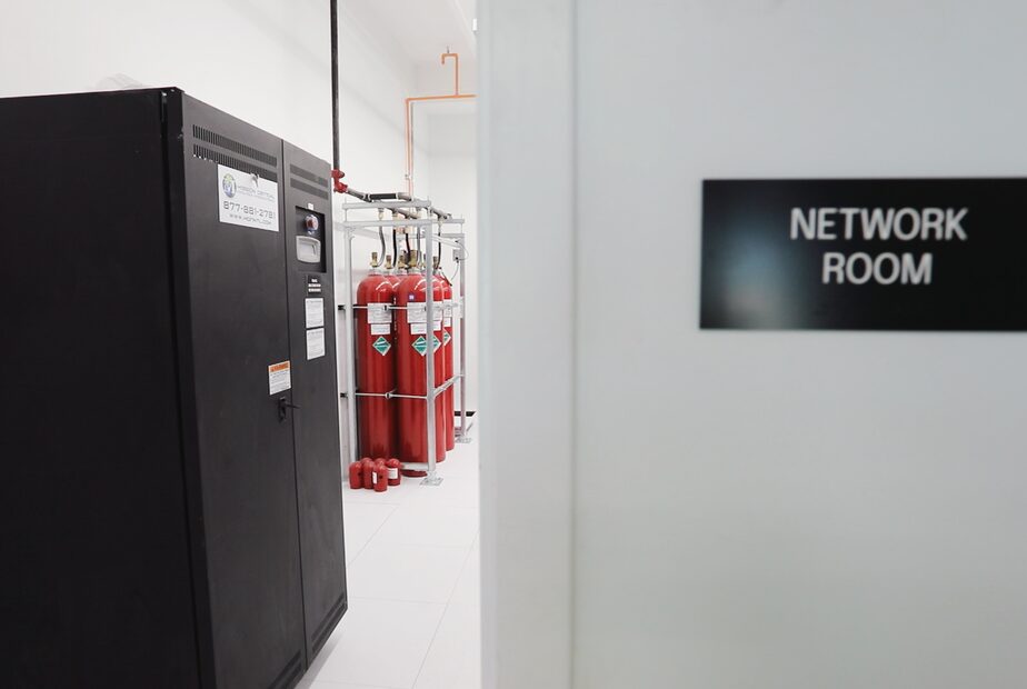 Entrance to SuperNova’s network room