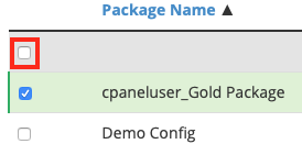 Select the Packages you Want to Copy to the Destination Server