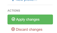 Click Apply Changes