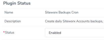 Enable or Disable Automatic Backups of all SiteWorx Accounts